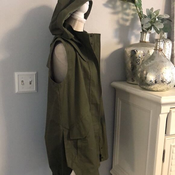 Womens Sam Edelman Long Sleeveless Jacket XS - Picture 3 of 7